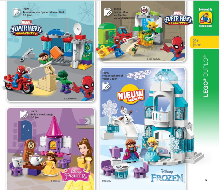 2019 sales lego catalog